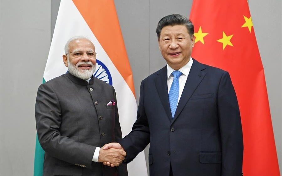 Chủ tịch Trung Quốc hội đàm với Thủ tướng Ấn Độ về vấn đề biên giới